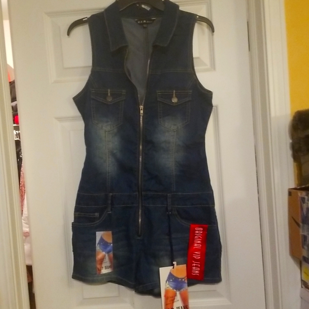 COPY - Denim Romper